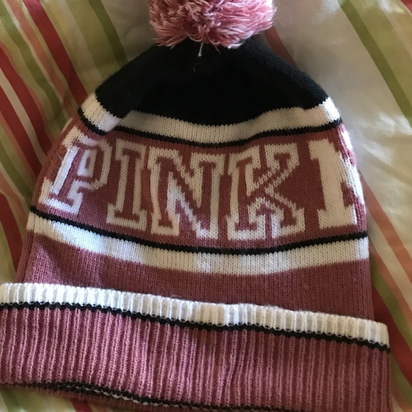 PINK Victoria's Secret Accessories - PINK NATION beanie